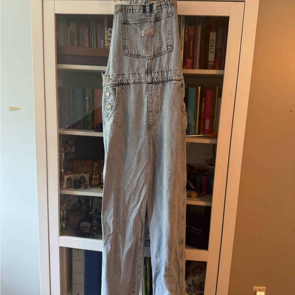 Women's Light Blue Denim Overalls